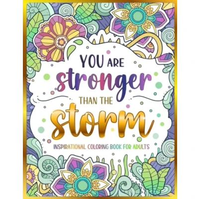 Bild av Inspirational Coloring Book for Adults: 50 Motivational Quotes &amp; Patterns to Color A Variety of Relaxing Positive Affirmations Adults Teens