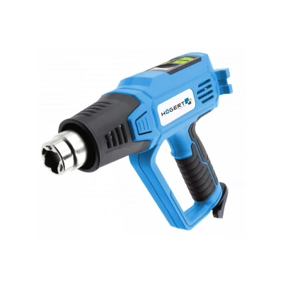 Bild av Hogert Technik HT2C552 Pistolet à air chaud 230 2000 avec accessoires