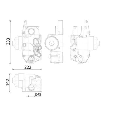 Bild av Oljekylare, motor MAHLE ORIGINAL CLC 310 000S