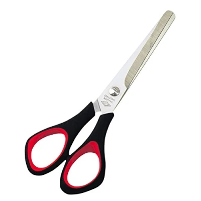 Bild av Wedo 9766 universalsax (rostfritt stål, rund, plasthandtag 15,5 cm) svart/röd