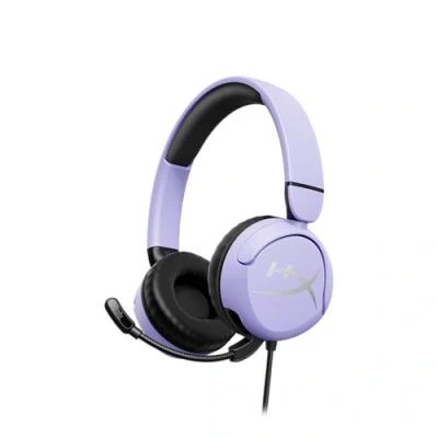 Bild av HyperX Cloud Mini Trådbundet spelheadset för barn, volymgräns 85dB, PC/Switch/PS/Chromebook/Xbox/Mobile, lavendel