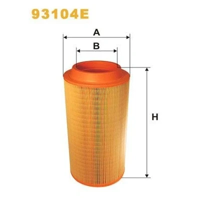 Bild av WIX FILTERS 93104E Filtre à air 400 192 Cartouche filtrante