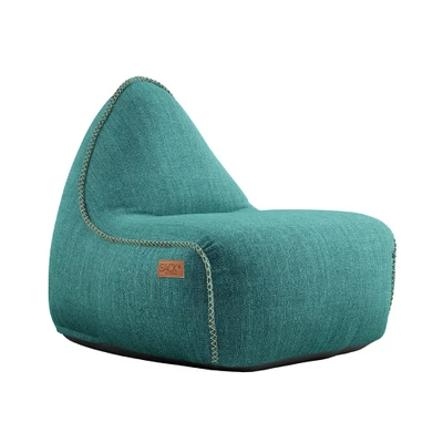 Bild av SACKit Cobana Lounge Chair Bean bag Petrol Melange H70 x L96 W80 cm