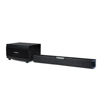 Bild av THOMSON SB60BTS Trådlös soundbar med subwoofer Bluetooth 5.0 stereosystem, 60 W, väggmontering, svart