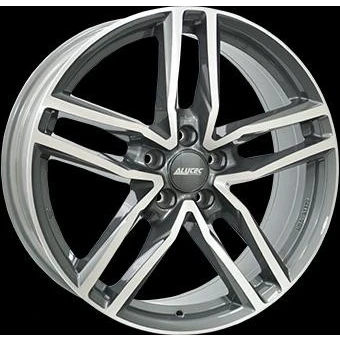 Bild av ALUTEC 4Trou 17Pouce 100mm Jante alu Ikenu graphit Front poliert IKE65749L62 9
