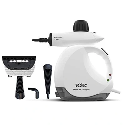 Bild av Solac S94902400, Bærbar damprenser, 0,175 L, Sort, Hvid, Dreje, 1200 W, Vekselstrøm