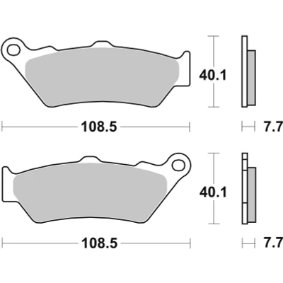 Bild av BREMBO Sinter Maxi Scooter 07BB03LA Bromsbeläggsats Fram