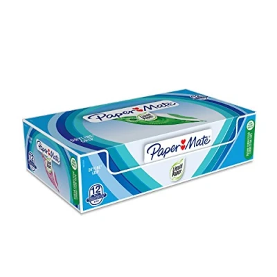Bild av Liquid Paper Mate DryLine Grip korrigeringstejp Sorterade färger Ask om 12