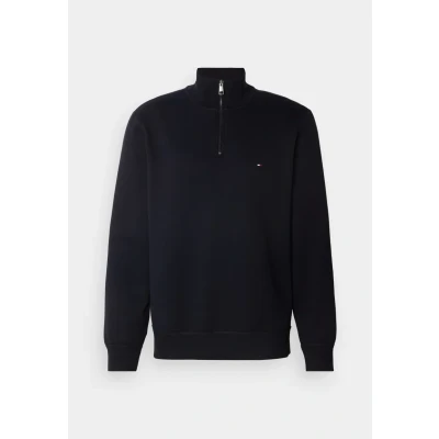 Bild av Tommy Hilfiger herr ESSENTIAL FLEECE 1/4 ZIP MW0MW37233, halv dragkedja tröja, blå, XS, Blå (ökenhimmel), XS
