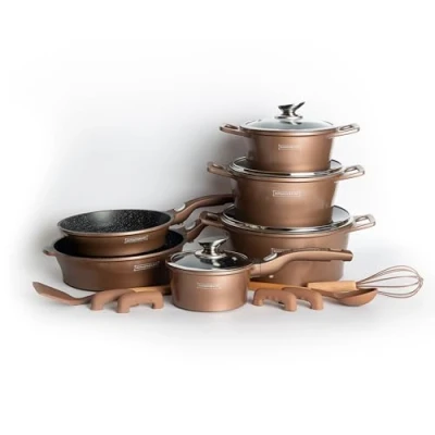 Bild av ROYALTY LINE_RL ES2014M COPPER_Marmorbelagd köksredskap_60 x 37 43 cm