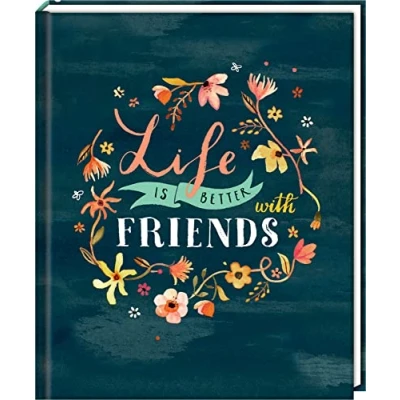Bild av Freundebuch Handlettering Life is better with friends