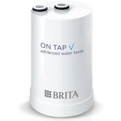 Bild av BRITA ON TAP V (600L) Ersättningsvattenfilterpatron för hållbart vatten med god smak, minskar mikropartiklar, PFAS, tungmetaller och andra smakförändrande ämnen