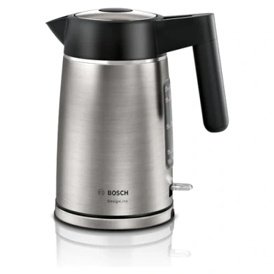Bild av Bosch DesignLine TWK5P480 Vattenkokare, Silver, Svart, 1,7 L