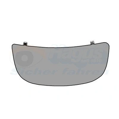 Bild av VAN WEZEL 4394834 Miroir De Rétroviseur droit Partie inférieure RENAULT: TRAFIC 2 Kasten, Bus, 2, OPEL: Vivaro A Van, Combi