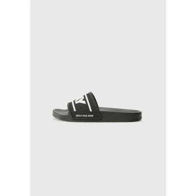 Bild av Replay UP Total Tofflor &amp; inneskor, Storlek: 43, Black/white Konstmaterial