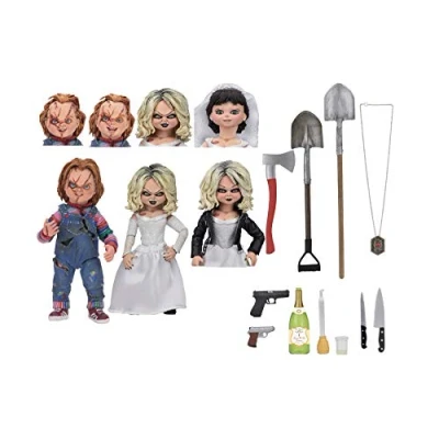 Bild av Pack 2 actionfigurer Chucky och hans flickvän 15Cm