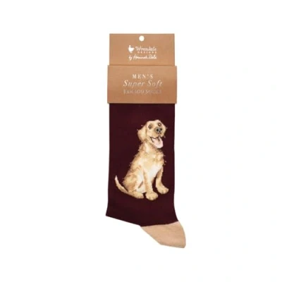 Bild av Wrendale Designs Good as Gold&#039; Labrador herrstrumpor, mång, 41 45 EU