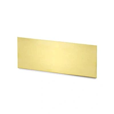 Bild av QWORK H62 Mässingsark metallplåt korrosionsbeständig tjocklek 0,5 mm, 300 mm x 100 (0,039 tum, 4 tum 12 tum)