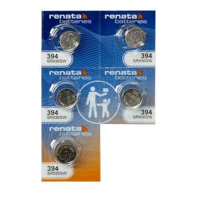 Bild av Renata klockbatteri 394 eller SR936SW AG9 1.5V (5 x (SR936SW))