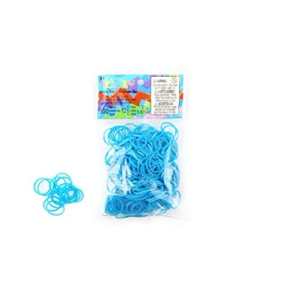 Bild av Elastisk Rainbow Loom metallisk blå