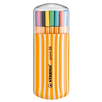Bild av Ensemble de Marqueurs Stabilo Point 88 20 Pièces Multicouleur