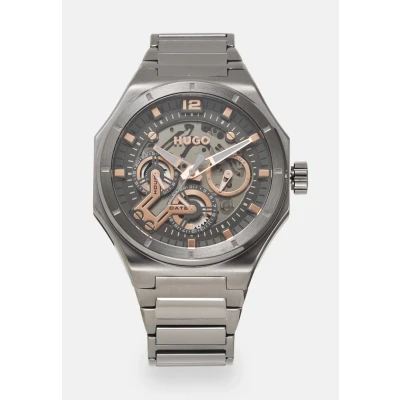 Bild av HUGO Grail Skeleton Klocka, Storlek: One Size, Grey