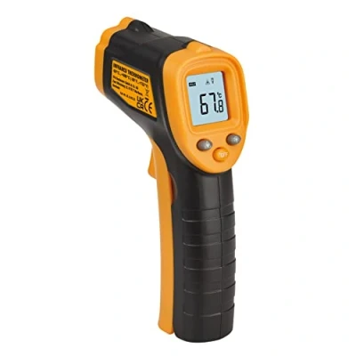 Bild av TFA Dostmann Digital infraröd termometer Ray Light, 31,1143,13, kontaktlös mätning av yttemperatur, enligt HACCP, mättid under 1 sek, svart/orange