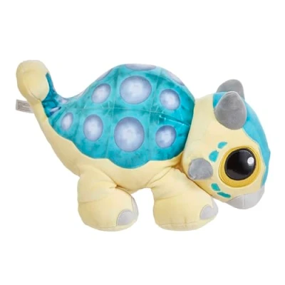 Bild av Jurassic World Feature Plush Ankylosaurus Bumpy Baby Dinosaur Toy with Roar Sound &amp; Floppy Legs; Camp Cretaceous Soft Doll Play or Nap Buddy, Gift for Kids Ages 3 Years Older, HHB48