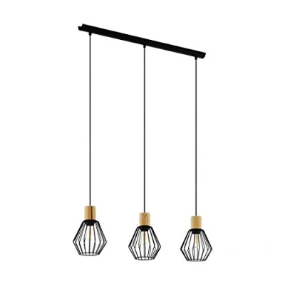 Bild av EGLO PALMORLA pendlande belysning svart, brun
