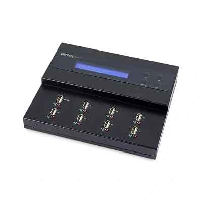 Bild av StarTech.com USBDUPE17 / Standalone 1 to 7 USB Thumb Drive Duplicator and Eraser Multiple Flash Copier System File Whole Copy