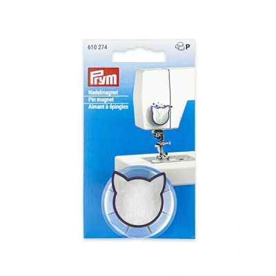 Bild av Nålmagnet katt [ Mått: 45 x 25 mm ] Prym vit