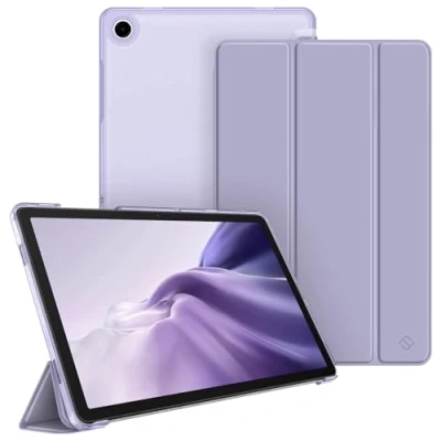 Bild av Fintie Fodral för Samsung Galaxy Tab A9 Plus 11 tum 2023, ultratunt skyddsfodral med genomskinlig baksida skydd automatisk sömn/väckningsfunktion Tablet SM X210/X216/X218,