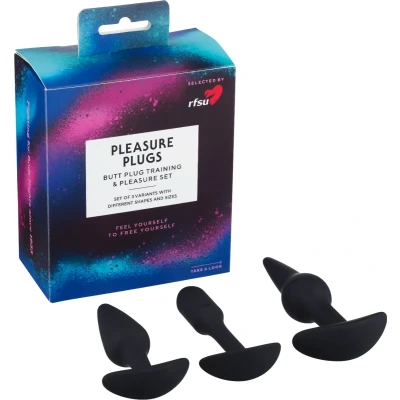 Bild av RFSU pleasure plugs butt plug training &amp; set 3 st