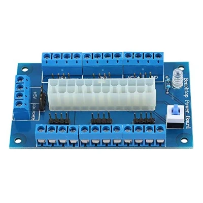 Bild av 24/20 stift ATX strömförsörjningskortmodul, breakout board modul adapter för dator PC kompatibel med 20/20 + 4/24 stifts huvuden.