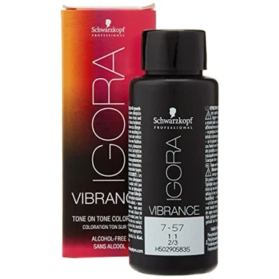 Bild av Schwarzkopf Professional Igora Vibrance Demi permanent hårfärg 60 ml 7 57