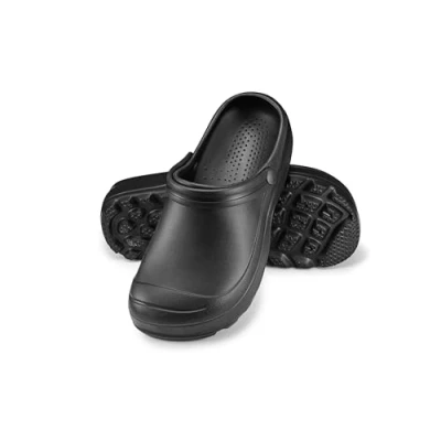 Bild av ESTRO Trädgårdsskor Herr Trädgård Tofflor Män Gummi Lätta Sommar Toffel Clogs F08 (46 EU, Svart)