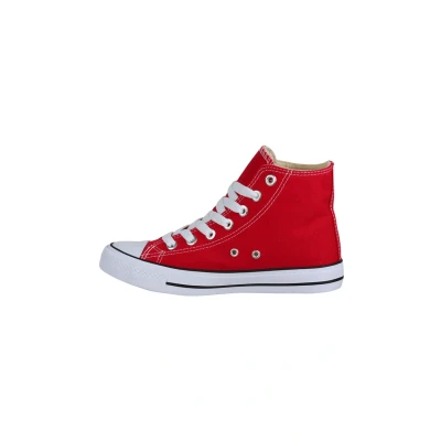Bild av Elara Unisex sneakers, sportskor, hög topp, Chunkyrayan, Röd basic, 40 EU