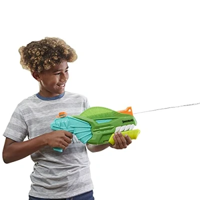 Bild av Nerf Super Soaker DinoSquad Dino Soak vattenblaster pumpvattenflöde för vattenlekar utomhus på sommaren