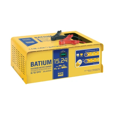 Bild av GYS 024526 Chargeur de batterie avec aide au démarrage, portable 15, 7, 10 12, 6, 24