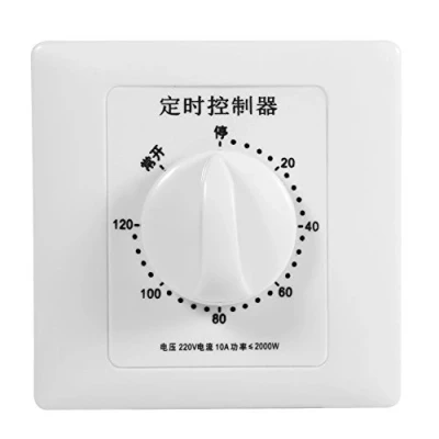 Bild av Countdown Timer Switch 30/60/120 Min High Power Pump Mekanisk Control 86 Panel (120 minuter)
