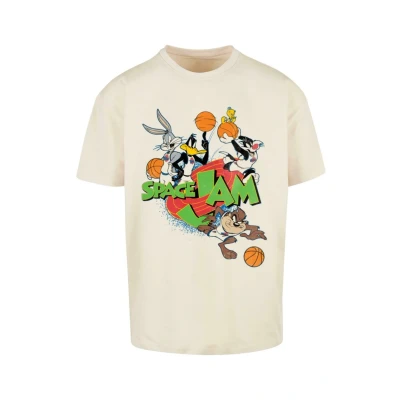 Bild av Merchcode Space JAM TEAM Tshirt med print, Storlek: XL, Sand