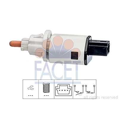 Bild av FACET 7.1275 Interrupteur des feux de freins mécanique Made in Italy OE Equivalent RENAULT: MEGANE 3, SCENIC GRAND 3