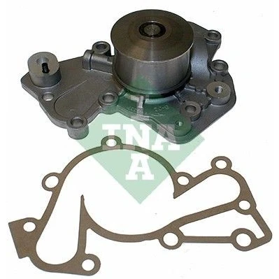Bild av INA 538 0124 10 Pompe à eau avec joint d&#039;étanchéite pour transmission par courroie de distribution HYUNDAI: Coupe II, SANTA FE I, 2