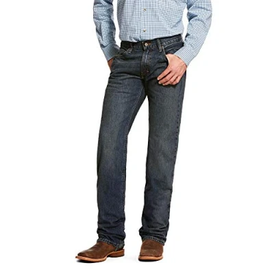 Bild av ARIAT Herr M4 Low Rise Boot Cut jeans avslappnad passform denim, Tabac, 29W x 32L