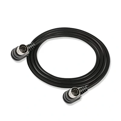 Bild av GINTOOYUN Höger Vinkel 5 Stifts DIN MIDI Kabel 90 Grader Hane Till Ljudkabel För Musikmixer, Enhet, Tangentbord (1,5 m)