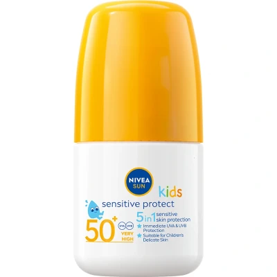 Bild av NIVEA NSUN Kids Sensitive Roll On SPF50+ 50 ml