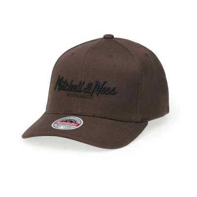 Bild av Mitchell &amp; Ness Classic Red Pinscript Snapback, Brun svart, one size