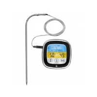 Bild av WMF BBQ digital termometer, kötttermometer, stektermometer, grilltermometer med 5 matlagningssteg, LED pekskärm, timer, magnethållare