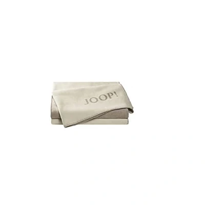 Bild av Joop! Pläd filt uni doubleface ecru fjäder bomull/dralon, mått: 200 cm x 150 cm, 693426