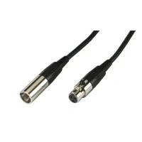 Bild av Monacor MCM 500/SW XLR Kabel [1x Mini stik 1x tilslutning] 5 m Sort